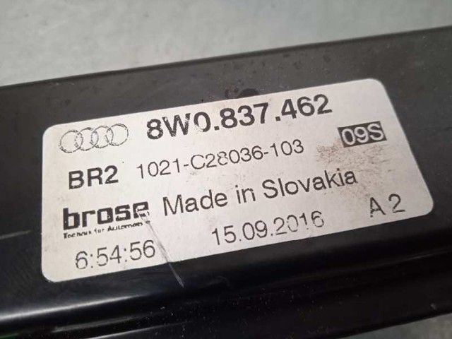8W0837462 VAG Mecanismo de elevalunas de la puerta delantera derecha  comprar en Jaén