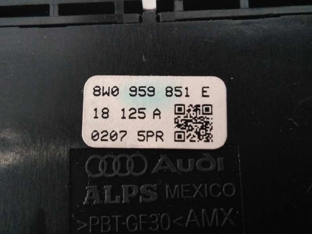 8W0959851E VAG Interruptor de elevalunas delantera izquierda comprar Madrid