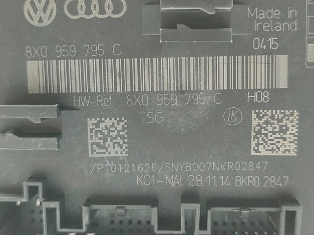 8X0959795C VAG Módulo de confort de la puerta trasera  comprar en Lleida