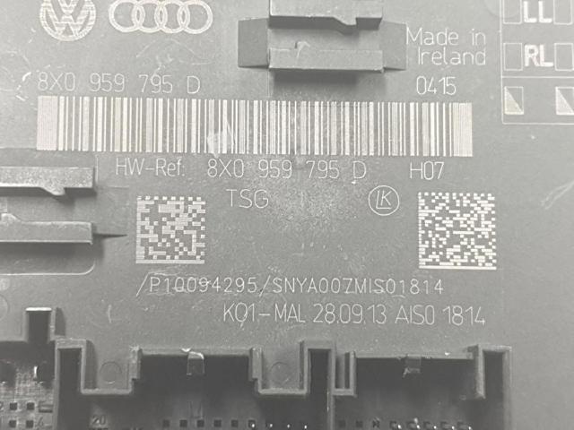 8X0959795D VAG Módulo de confort de la puerta trasera comprar Madrid