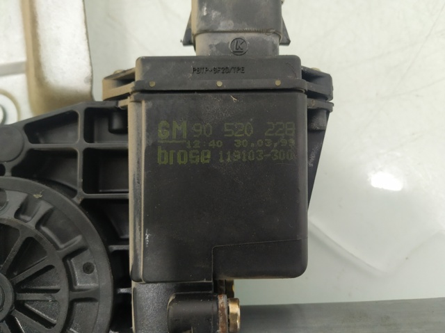 OPEL 90520228 Mecanismo de elevalunas delantero derecha  en stock Valencia