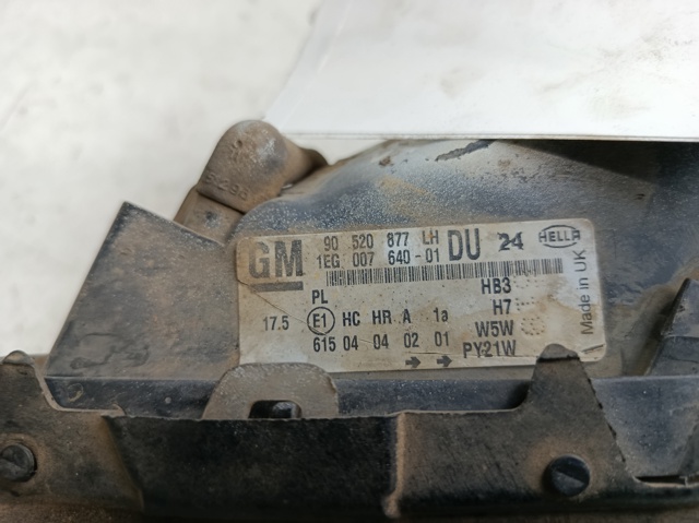90520877 OPEL Faro izquierdo  disponible Alicante