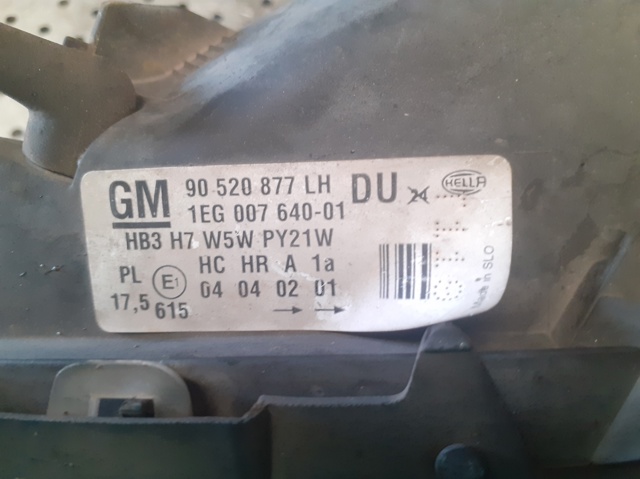 90520877LH Opel