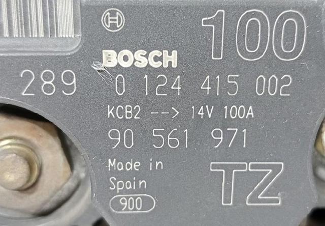 Alternador del motor 90561971 OPEL