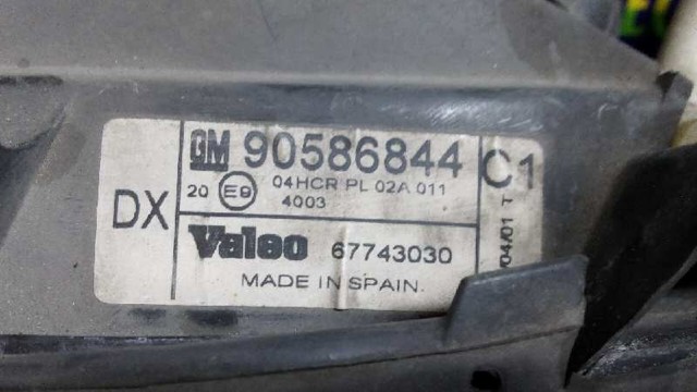 Faro izquierdo Opel Vectra 36