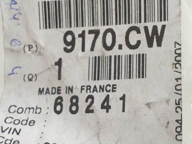 9170CW PEUGEOT Bombín de cerradura de puerta delantera comprar Alcalá