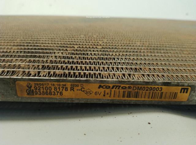 RENAULT 921008178R Condensador aire acondicionado  en stock Terrassa