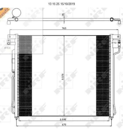NISSAN 92100EB00A Condensador aire acondicionado comprar Pamplona