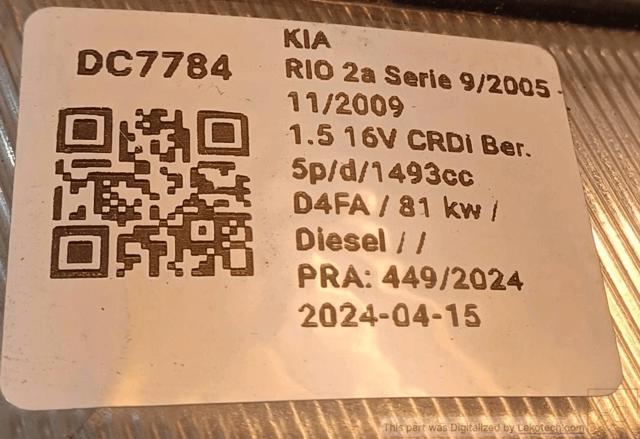 Faro derecho KIA Rio 2 JB