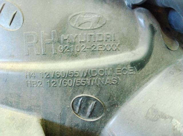 HYUNDAI 921022EXXX Faro derecho  en stock Salamanca