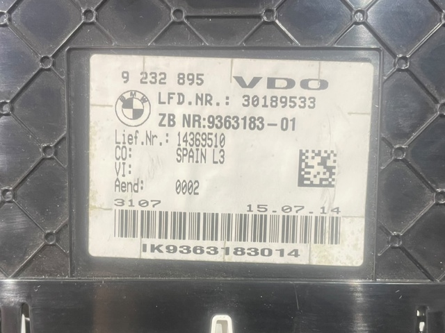 9232895 BMW Tablero de instrumentos  comprar en Oviedo
