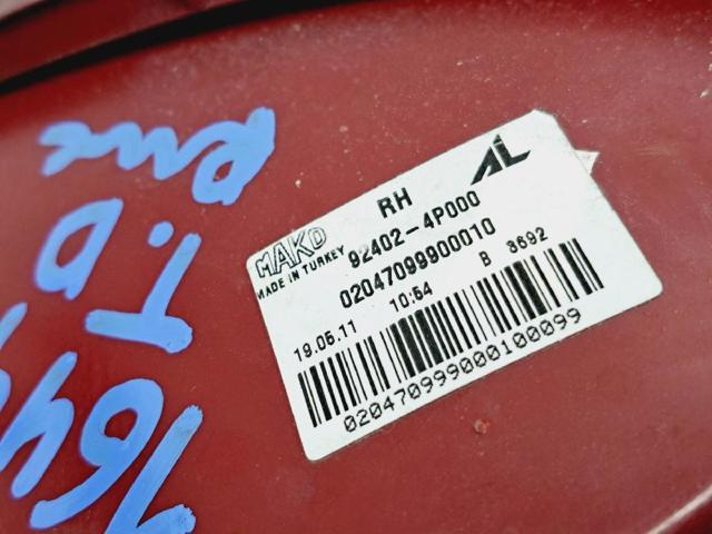 HYUNDAI 924024P000 Piloto trasero derecho  disponible Lugo