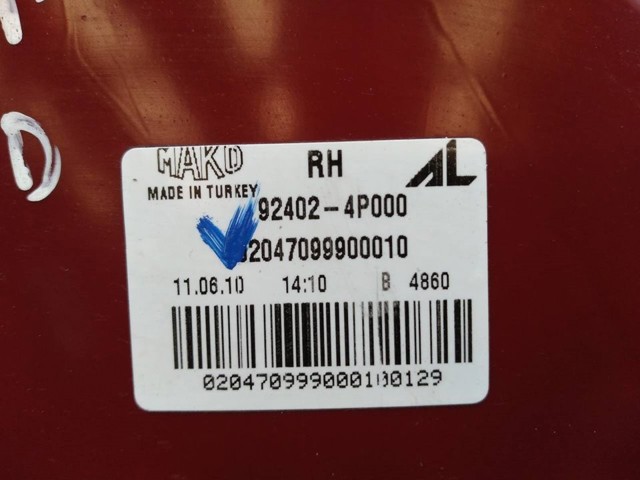 HYUNDAI 924024P000 Piloto trasero derecho  comprar en Murcia