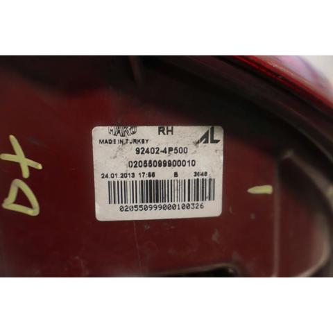 HYUNDAI 924024P500 Piloto trasero derecho  en stock Terrassa
