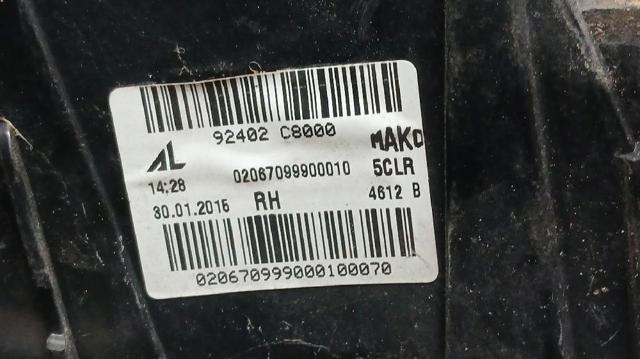 HYUNDAI 92402C8000 Piloto trasero exterior derecho  en stock Salamanca