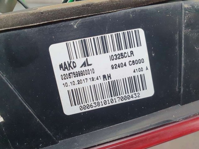 92404C8000 HYUNDAI Piloto trasero interior derecho comprar Madrid
