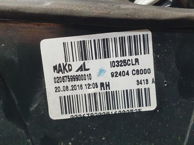 92404C8000 Piloto trasero interior derecho comprar Almería
