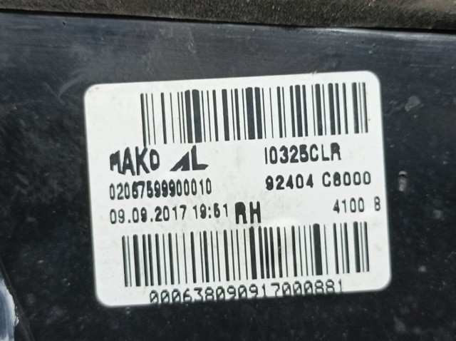 92404C8000 HYUNDAI Piloto trasero interior derecho  comprar en Oviedo