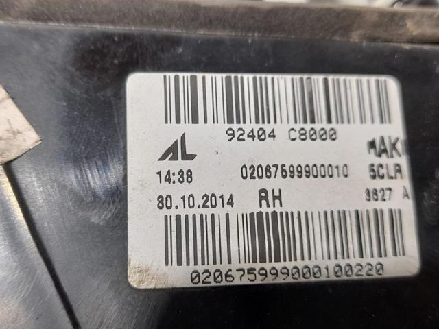 92404C8000 Piloto trasero interior derecho  comprar en Pontevedra