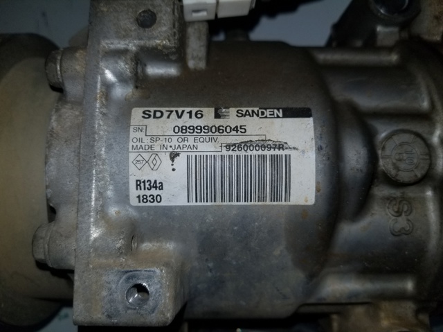 926000097R RENAULT Compresor de aire acondicionado  comprar en Lleida