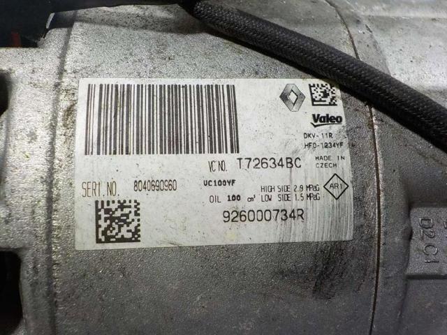 RENAULT 926000734R Compresor de aire acondicionado  disponible Valladolid