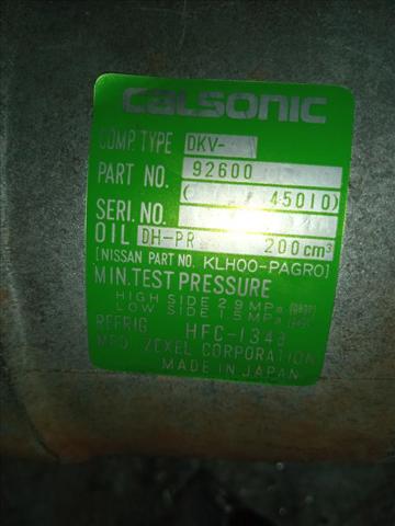 926000F000 NISSAN Compresor de aire acondicionado  disponible Alicante