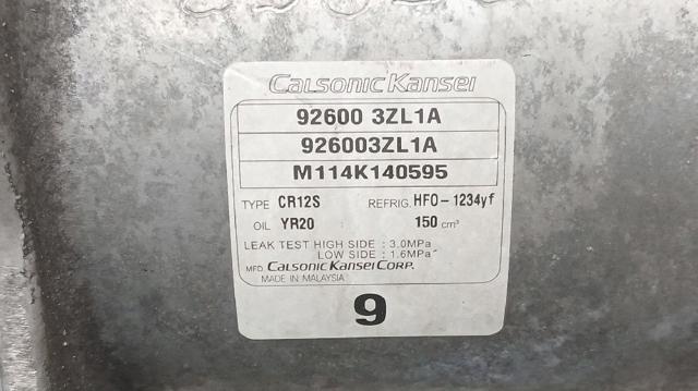 NISSAN 926003ZL1A Compresor de aire acondicionado  comprar en Ponferrada