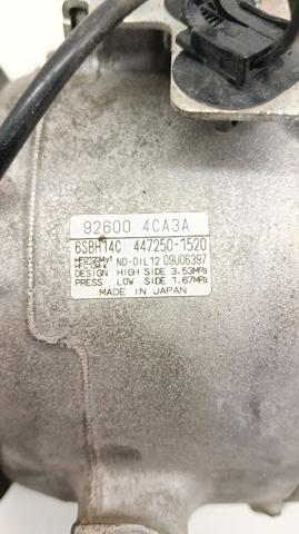 NISSAN 926004CA3A Compresor de aire acondicionado comprar Tarragona