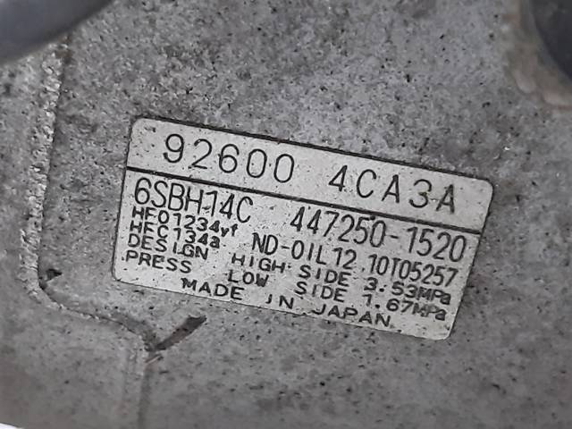 NISSAN 926004CA3A Compresor de aire acondicionado  comprar en Albacete
