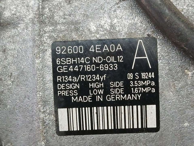 926004EA0A RENAULT Compresor de aire acondicionado comprar Madrid