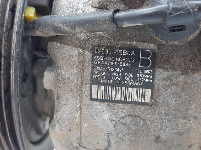 926004EB0A RENAULT Compresor de aire acondicionado comprar Bilbao