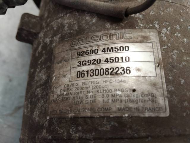 926004M500 NISSAN Compresor de aire acondicionado  en stock Huelva