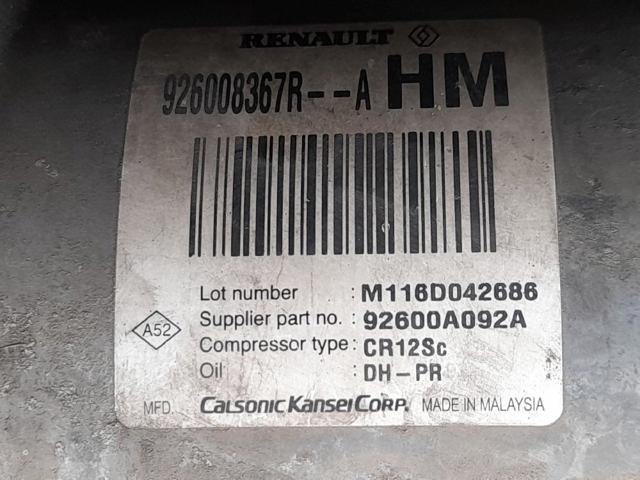 Compresores de aire acondicionado Renault CAPTUR II (HF)