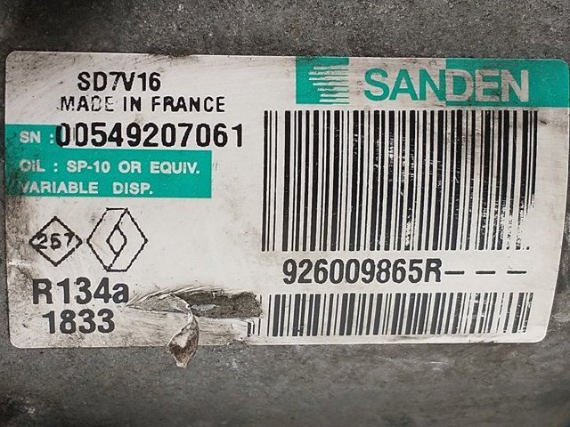 926009865R Nissan/Infiniti