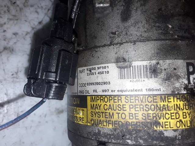 926009F501 NISSAN Compresor de aire acondicionado  en stock Gandía