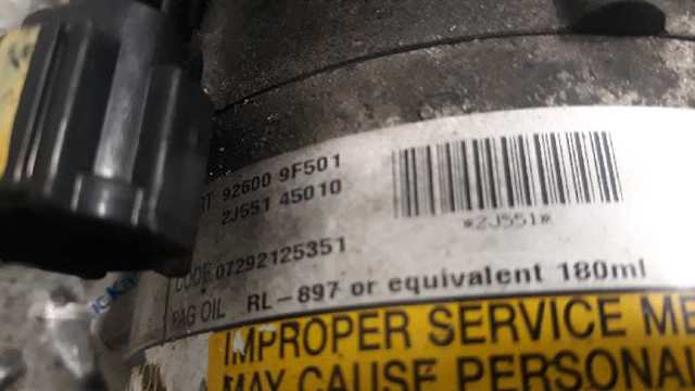 926009F501 NISSAN Compresor de aire acondicionado comprar Bilbao