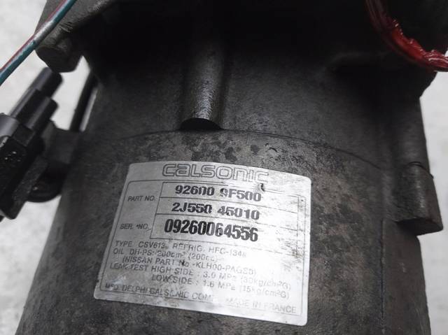 926009F510 NISSAN Compresor de aire acondicionado  en stock Gandía