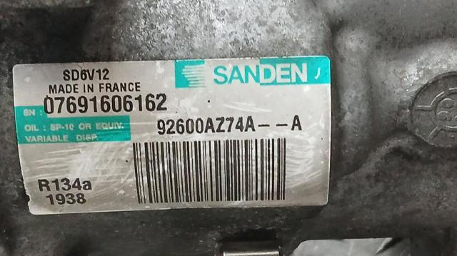 92600AZ74A Compresor de aire acondicionado comprar Almería