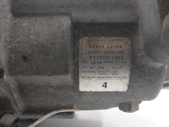 NISSAN 92600CJ70B Compresor de aire acondicionado comprar Tarragona