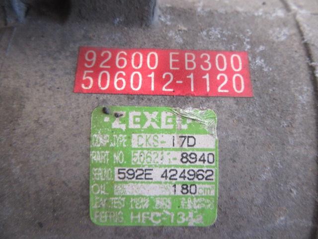 92600EB300 NISSAN Compresor de aire acondicionado  en stock Gandía
