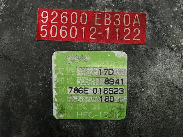 NISSAN 92600EB30A Compresor de aire acondicionado  comprar en Albacete