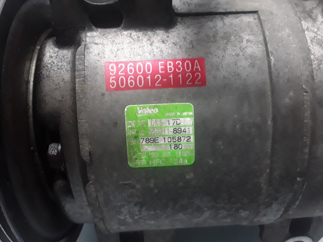 NISSAN 92600EB30A Compresor de aire acondicionado  en stock Terrassa
