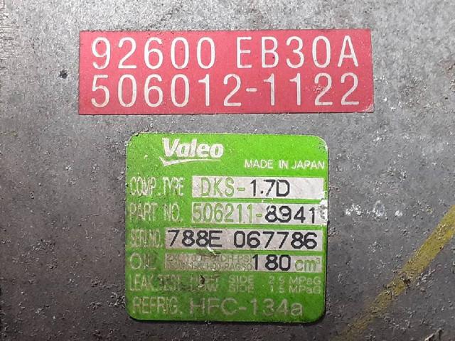 92600EB30A NISSAN Compresor de aire acondicionado  comprar en Oviedo