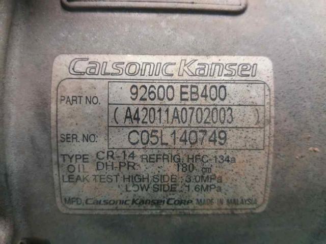 92600EB400 NISSAN Compresor de aire acondicionado  comprar en Jaén