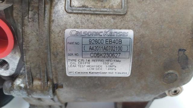 92600EB40B Compresor de aire acondicionado comprar Sevilla