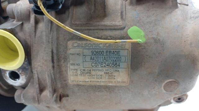 NISSAN 92600EB40E Compresor de aire acondicionado  en stock Valencia