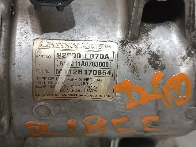 NISSAN 92600EB70A Compresor de aire acondicionado  en stock Salamanca