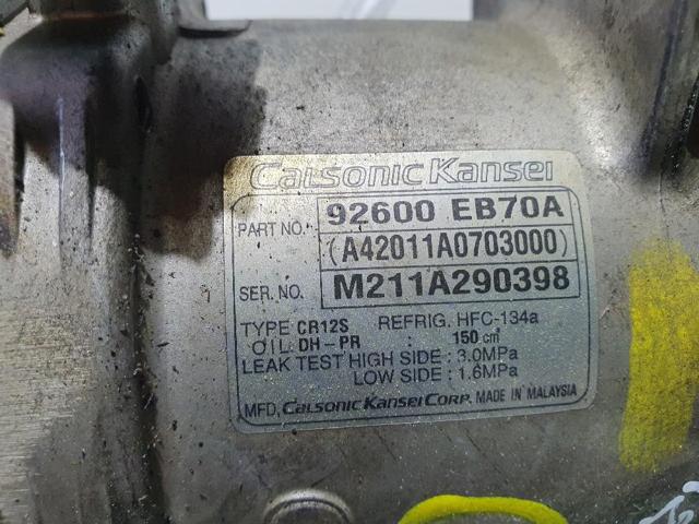 92600EB70A Compresor de aire acondicionado comprar Sevilla