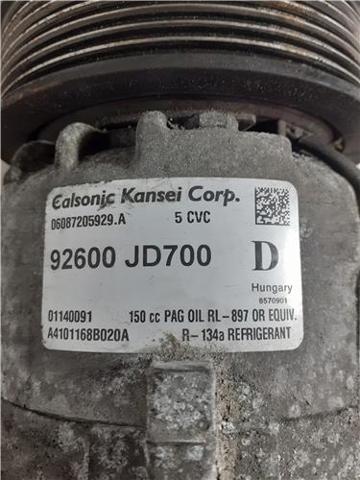92600JD700 NISSAN Compresor de aire acondicionado  comprar en Lleida