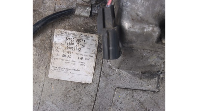 92600JD75A NISSAN Compresor de aire acondicionado  en stock Huelva